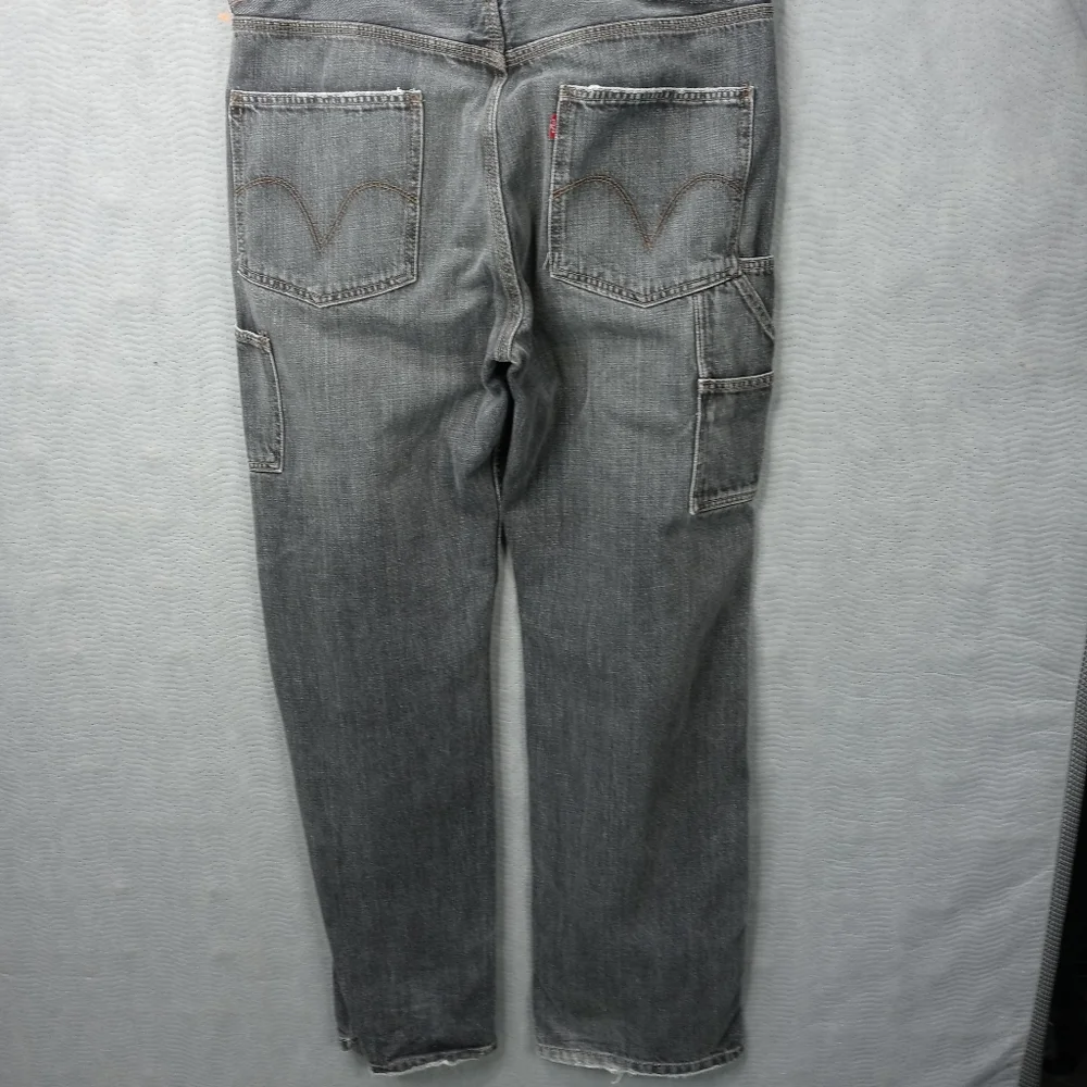 Levi's men's grey loose straight carpenter jeans. Sz 34x34. M102pm_4